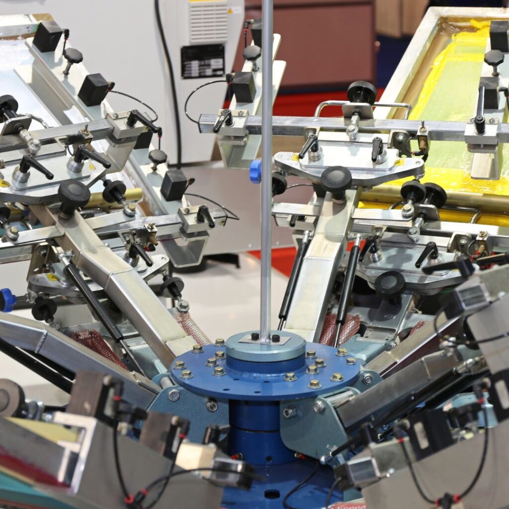 industrial screen-printing machine